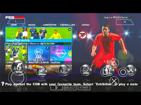 PES 2016 PPSSPP REMASTERED ENGLISH VERSION REAL FACES + COMMENTARY ANDROID OFFLINE BEST GRAPHICS