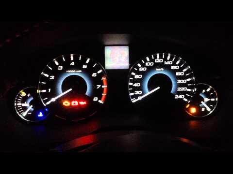 Тест приборной панели subaru outback