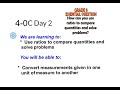 Exploring Day 2 Concepts in 4-0C
