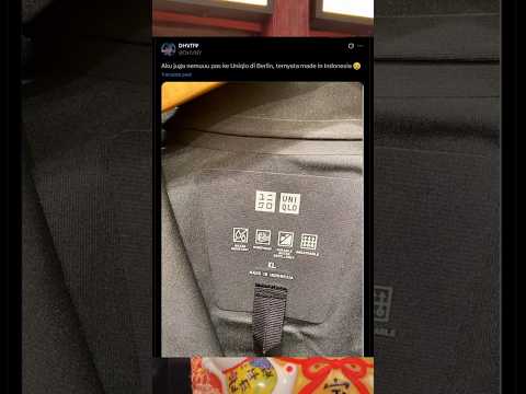 Ketika Beli barang Branded di luar negeri, eh malah ada Indonesia coy awkwkwk