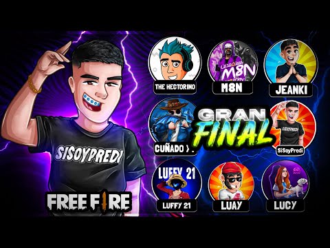 LA FINAL DEL GRAN TORNEO DE INFLUENCERS CON CUÑADO YT Y SI SOY PREDI // FREE FIRE