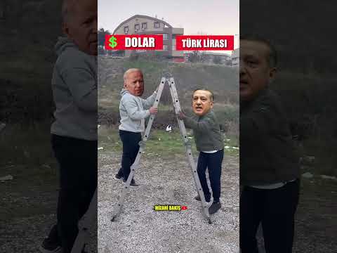 Dolar vs Türk lirası 😂 komik montaj Erdoğan #shorts komik video siyasiler