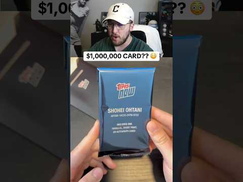 I pulled a RARE shohei ohtani card 🤯