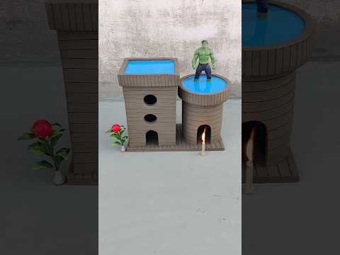 destroying a beautiful miniature clay house ๐ฑ#shorts