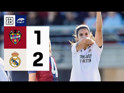 Levante UD vs Real Madrid CF (1-2) | Resumen y goles | Highlights Liga F