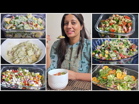 8 life changing salad recipes||Healthy salads for weightloss