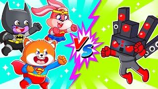 Superhero Squad Vs Speakerhead Monster Song |  Kids Songs & Nursery Rhymes | Lucky Zee Zee