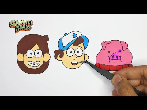 Gravity Falls Mabel & Dipper Paper Puzzle #puzzle