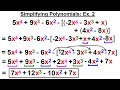 Simplifying Expressions and Polynomials