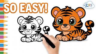 Draw Your Own Tiger | Step by Step Instructions