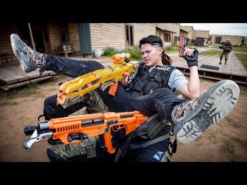 Nerf Guns War : Nerf Guns War Elite S.W.A.T Team Escape Who Will Be The Last Man Standing?