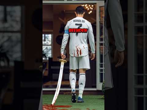 Messi meldet den blutverschmierten Ronaldo sofort bei der Polizei! 🤐 #Shorts