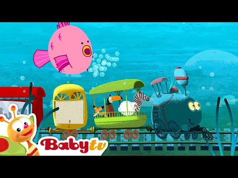 Ördekleri sayma | Hayvan Treni | Çocuklar için sayılar @BabyTVTR