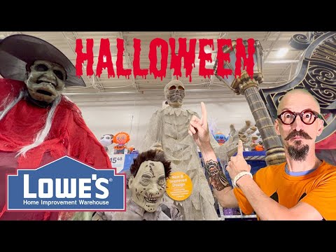 Lowe's HALLOWEEN 2023 in 4 minutes!! Come shop with me...