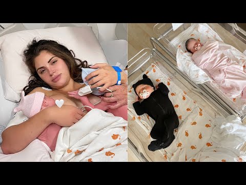 THE OFFICIAL BIRTH OF OUR TWINS♡  LABOR & DELIVERY | LAST MINUTE C-SECTION