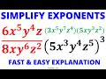 Simplifying Exponents: Key Rules and Techniques