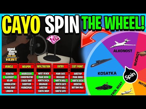 Cayo Perico Heist But The Wheel DECIDES How We Do It - November 2024 (GTA 5 ONLINE)