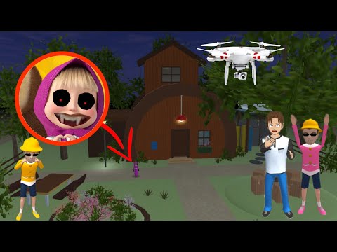 Yuta Cecep Panik Asep Hillang Di Cul1k Masha Hantu Palsu Sakura School Simulator
