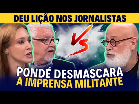 Jornalistas ATACAM CONSERVADORES e levam LIÇÃO de Pondé