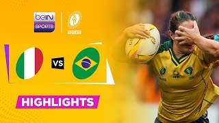 Italy 64-3 Brazil | Women's Rugby World Cup 2025 Highlights