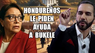 HISTÓRICO: Hondureños le piden ayuda a Bukele en TV en una manifestación que deja mal a Xiomara