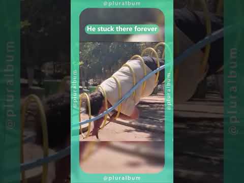 He's stuck there forever 🤣 #funny #trending #shorts #shortvideo #trendingshorts #fypシ #funnyshorts