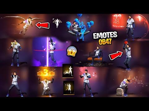 #2 FILTRACIONES OB47! MOSTRANDO TODOS LOS NUEVOS EMOTES & ANIMACION DE LA PROXIMA ACTUALIZACION