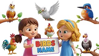 30 Birds Name for Kids | Learn Birds with Pictures | Educational Video