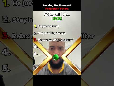 Ranking The Funniest Prediction Filters