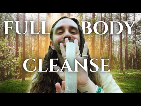 Full Body ASMR Reiki Cleanse 🕊️ Selenite Aura Sweep + Guided Meditation for Anxiety & Overthinking