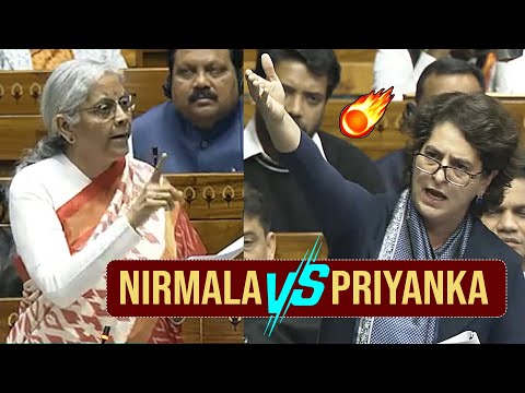 Nirmala Sitharaman VS Priyanka Gandhi🔥 : War Of Words Between Them | Lok Sabha | News Buzz