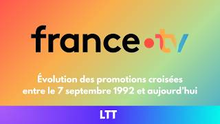 EP1 - Évolution des promotions croisées du groupe France Télévisions (entre 1992 et aujourd'hui)