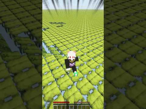 Minecraft แต่ ทั้งโลกเป็นdripleaf🌱#minecraft #มายคราฟ #shorts
