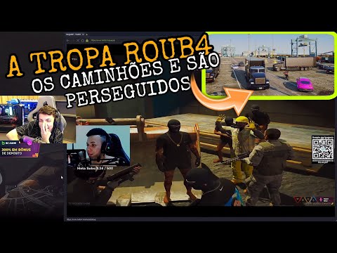 Bkinho CLIPS | A GRANDE MISSÃO DO XINA DE ROUB4R OS CAMINHÕES No GTA RP