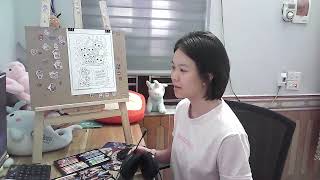 momentos practice coloring with the candy machine painting