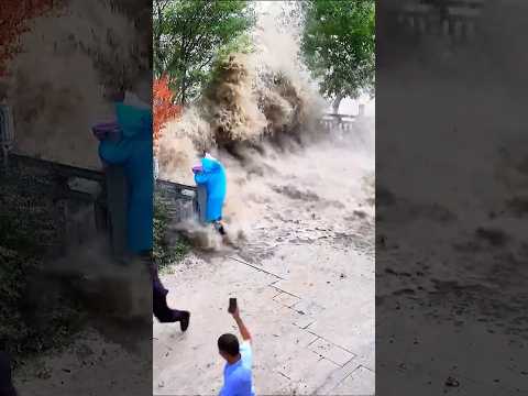 The process of testing the strength of the world's largest river tidal waves #shorts