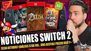 🔥NOTICIONES Nintendo Switch 2! ZELDA en OCTUBRE? DMC 5 BESTIAL! Análisis STAR FOX! Sonic LA LÍA y +!