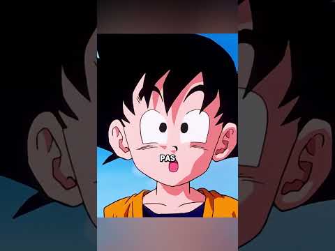 Goten a gagné En un coup de poing 🔥 #shorts