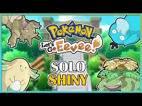 ✨ [RETO POKÉMON] ¿ME PUEDO PASAR POKÉMON LET'S GO! EEVEE SOLO CON POKÉMON SHINY?