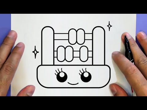 COMO DESENHAR UM ÁBACO BONITO, PASSO A PASSO, JACKDesenhos