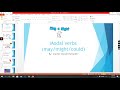 Understanding Modal Verbs Usage