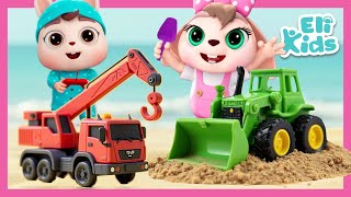 Toy Trucks Song (Beach Version) +More | Eli Kids Songs & Nursery Rhymes