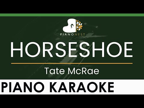 Tate McRae – HORSESHOE – LOWER Key (Piano Karaoke Instrumental)