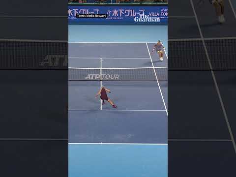 Carlos Alcaraz Hits Shot Of The Year Contender At Japan Open 😮‍💨 #shorts