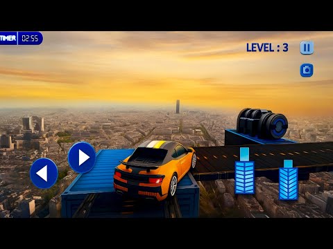 Only 000.1% Can Finish This Track - Extreme Car Impossible Stunt - Android Gameplay