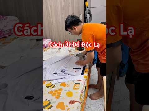 Cách ủi đồ độc lạ #docla #dulich65 #doclavietnam