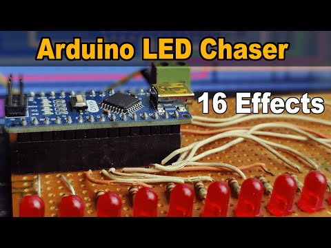 How to Make Multi Effect LED Chaser | Arduino Project