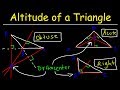Understanding Altitudes and Orthocenters in Triangles