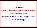 Proportional Relationships and Unit Rates
