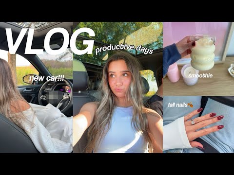 PRODUCTIVE DAYS⭐️ new car!! nails, clothing haul + pilates